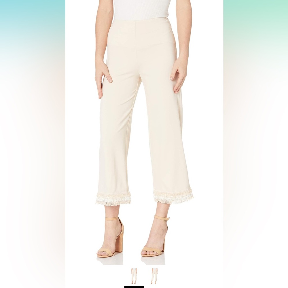 Lysse Cream Cropped Ankle Pants